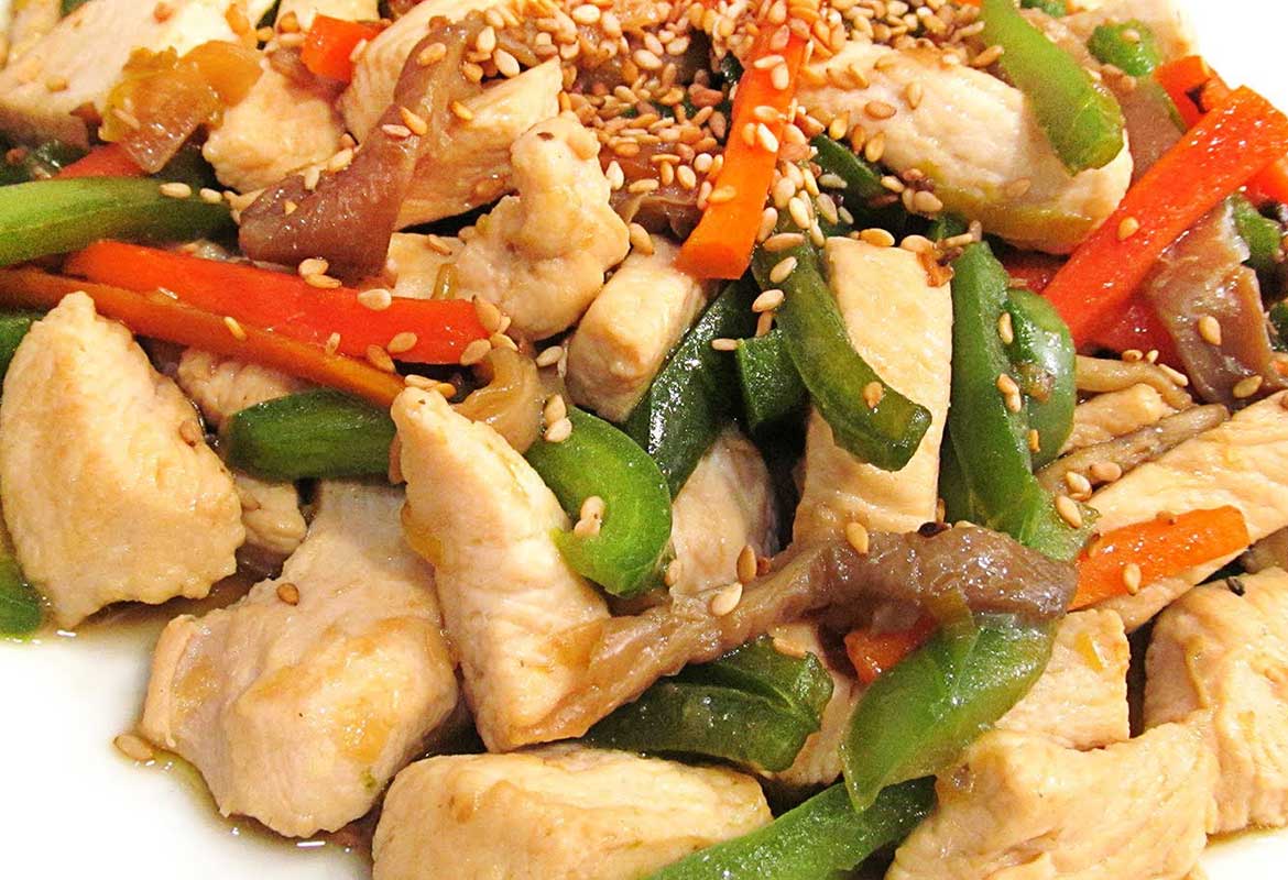 Pechuga con Vegetales